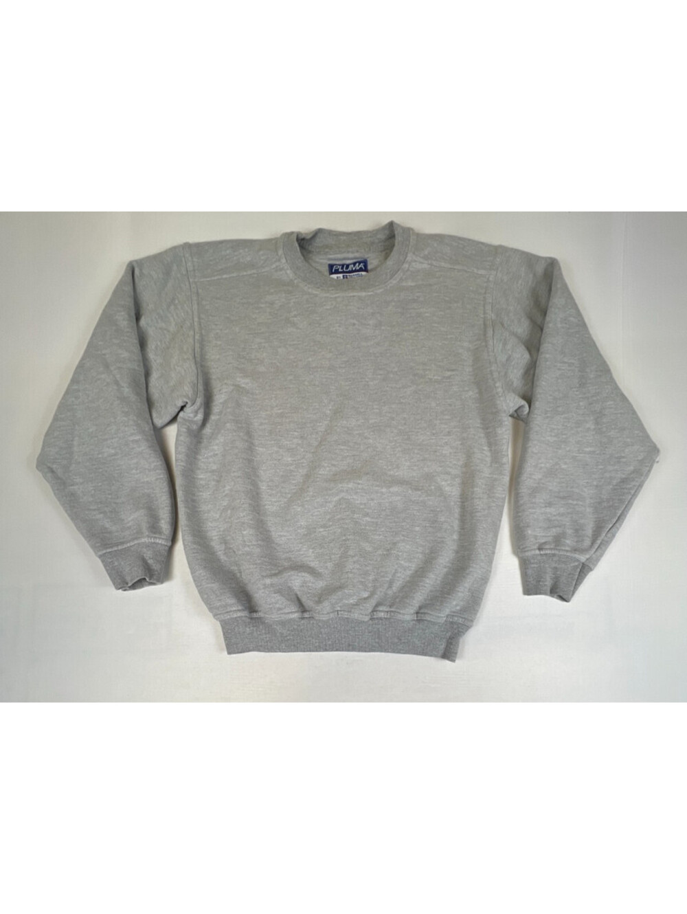 Vintage Pluma by Russell Athletic Men's M Gray Vintage Crewneck Sweatshirt